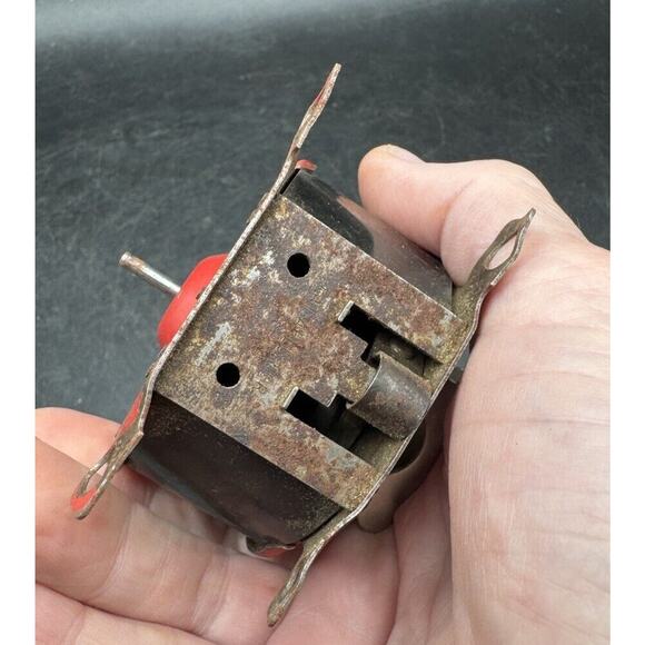 Rare Antique Tin Litho Tinker Toy Windup Motor Works! TO4 - Picture 5 of 10